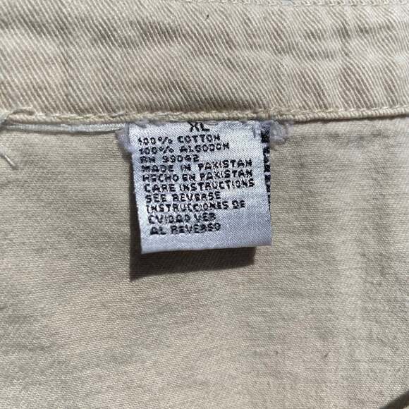 Khaki Boho Cotton Safari Tunic with Fringe - Picture 4 of 6